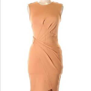 Torn By Ronny Kobo Tan Sheath Dress - Size XS